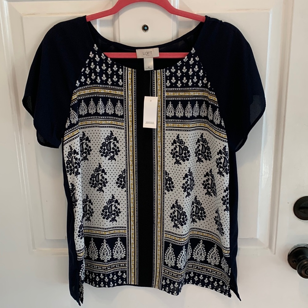 LOFT outlet paisley shell